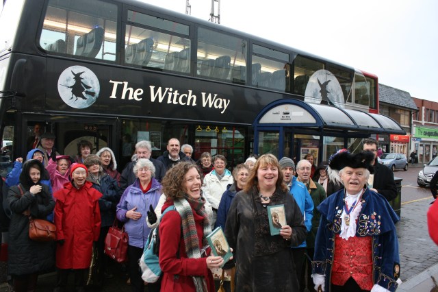 Malkin Party: The Lancashire Day revellers about to set out from Colne (Pic: Michelle Scott/Transdev)