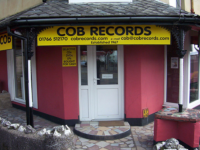 Welsh Gem: Cob Records, porthmadog, established in 1967, like the blogger himself, established in 1967 (Photo: cobrecords.com) Cob Records Porthmadog