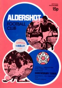 Prog Rec: A programme from my first Shots season (Photo: http://www.mselliott.plus.com/)  