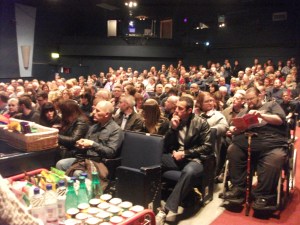 Selling Out: The audience at Chorley Little Theatre on the night (Photo: Diane Gunning)