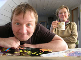 Look In: Mick and Brita pose for the camera