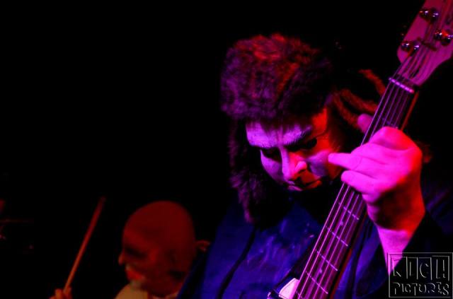 Bass Instinct: Evil Blizzard, fully paid-up members of the Bass Players' Union (Photo: Richard Nixon)