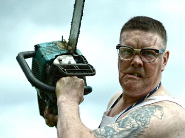 Brunt Object: Emmerdale actor Dominic Brunt sheds his cuddly veterinary image 