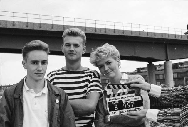 On Location: "It all used to be docks round here" - Bluetrain between takes in London for the Land of Gold video (Photo: Jo Bartlett)