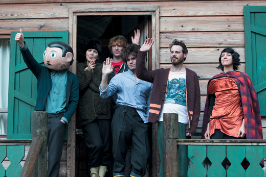 The Cast: The Frank personnel give us a wave (Photo: Element Pictures/Runaway Fridge Films/Jonathan Hession) 