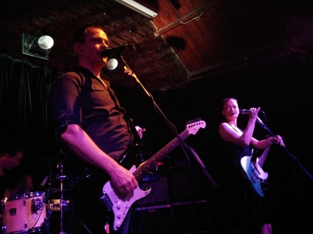 Present Arms: David and Katharine at the Trades Club