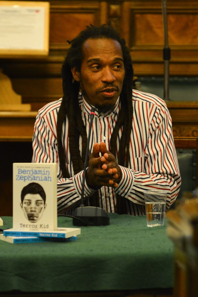 Think On: Benjamin Zephaniah during his last visit to Preston, Lancashire (Photo: Denis Oates Photography)