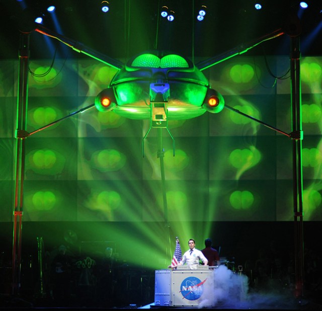 Pod Above: Jerry Wayne's NASA role gets a modern makeover (Photo: Roy Smiljanic)