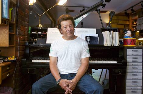 Studio Tan: Jeff Wayne takes a break at home in Hertfordshire (Photo: Wade Laube/ Sydney Morning Herald/Melbourne Age)