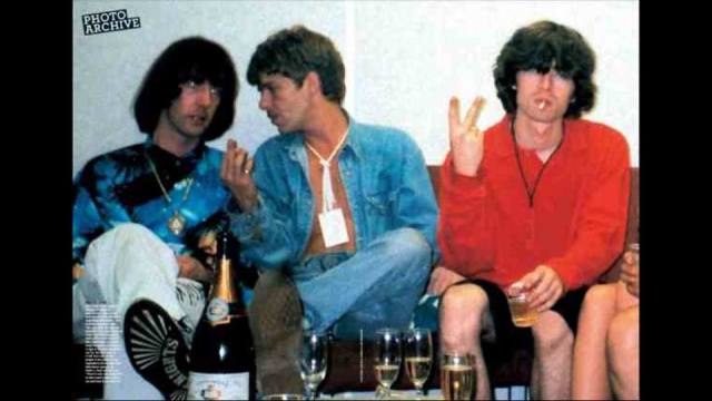 Crucial Three: Clint Boon, The La's legend Lee Mavers and a certain Noel Gallagher (Photo  from the Inspiral Carpets facebook page)