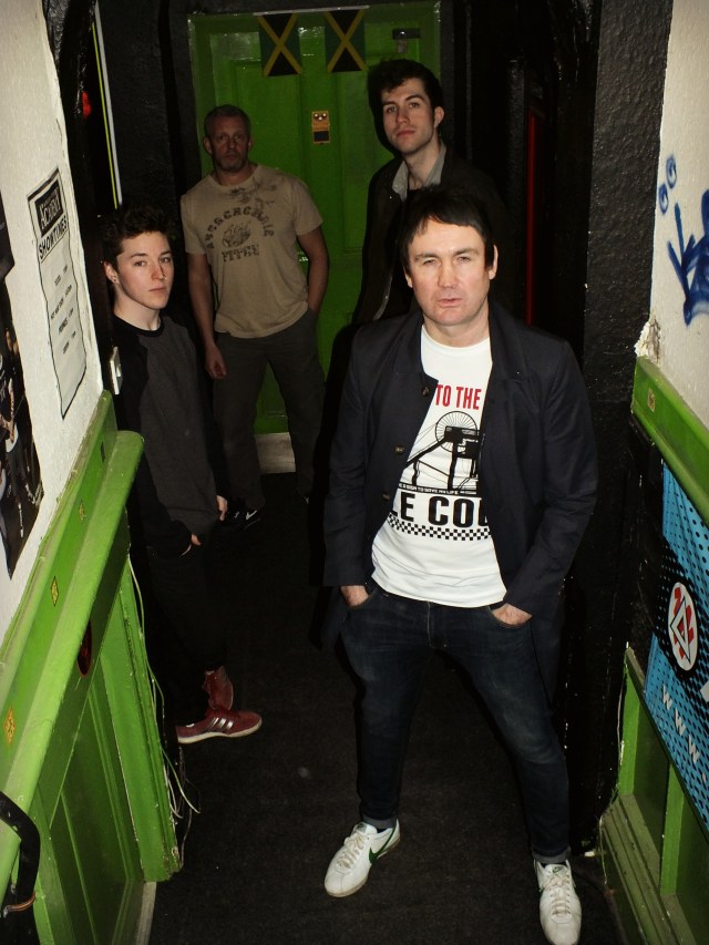 Bright Future: : The Nouvelles, with Johnnie out front in his Shout to the Top t-shirt