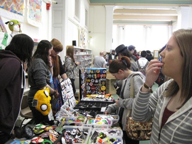 Talking Nerdy: A scene from last year's inaugural event at the Harris Library