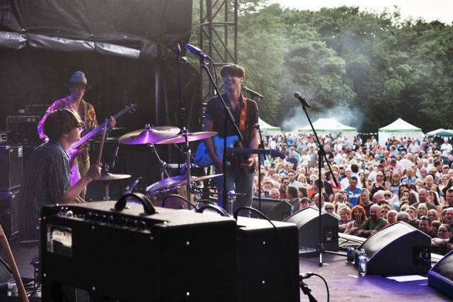 Fleet Foxy: Clitheroe openers Good Foxy take it all in (Photo: Good Foxy/Bradley Hamer Photographic)