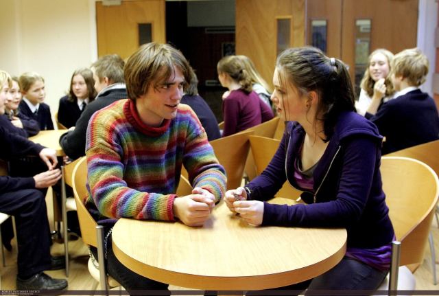 Mother's Pride: Robert Pattinson and Holly Grainger during the TV adaptation of Kate Long's debut novel (Photo: ITV)