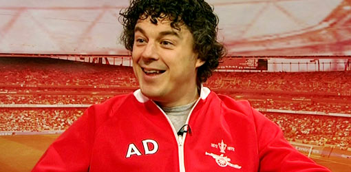 Gunners Fan: Al of AFC in his club tracksuit 