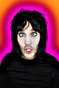 Totally Wired: Noel Fielding is plugged in (Image: Dave Brown)