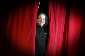 Curtain Call: Ian Robinson faces the public at Chorley Little Theatre (Photo copyright: Chorley Guardian)
