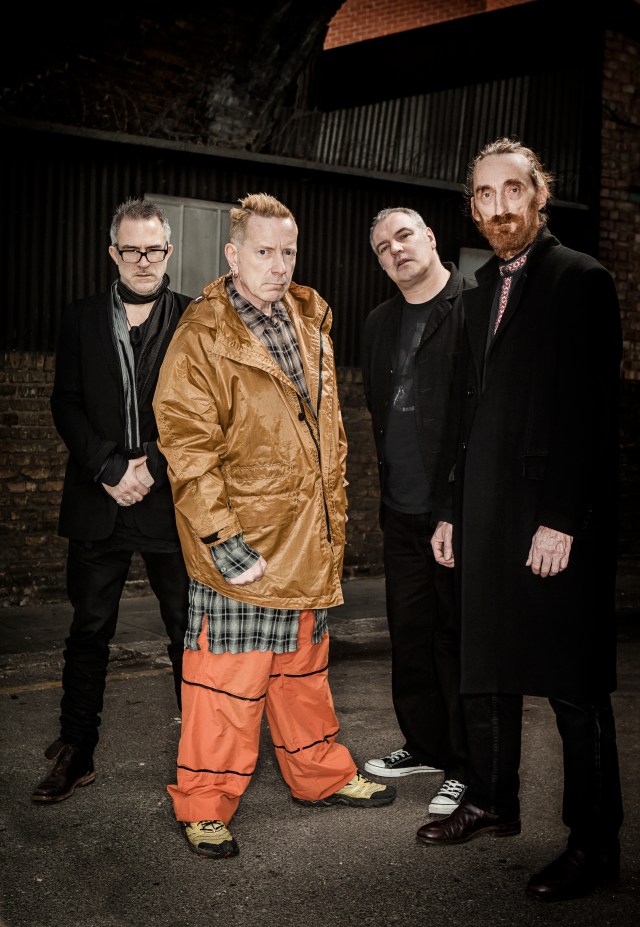 Standing Out: John Lydon with his PiL bandmates Bruce, Scott and Lu