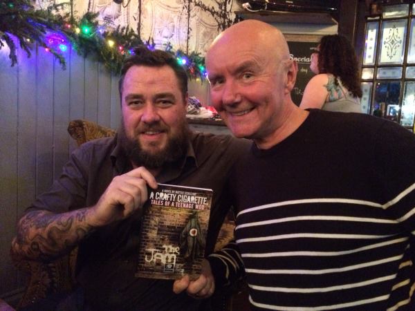 Double Act: Dean Cavanagh and Irvine Welsh give their endorsement to Matteo's debut novel