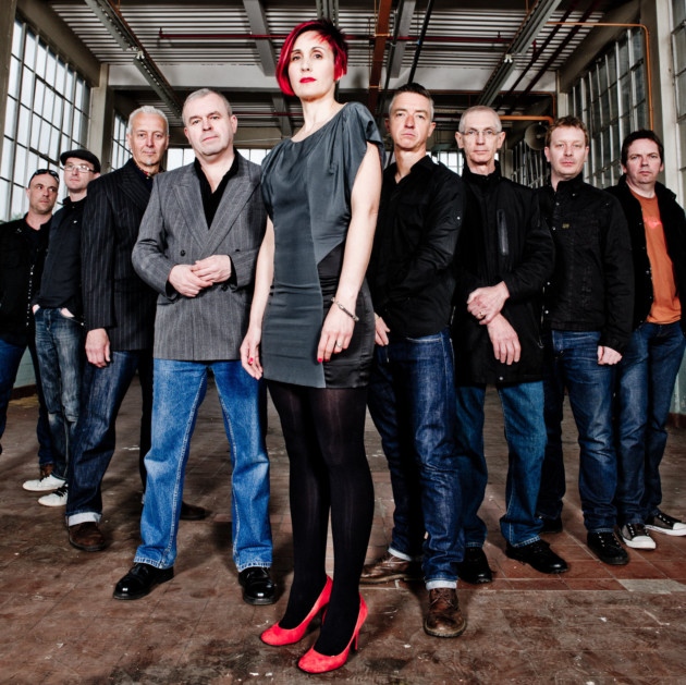 Red Shoes: Alison leads the way with her bandmates from The South 