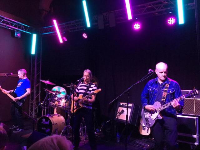 Lining Up: The Vapors, in live action at the Arts Club in Liverpool, November 2016 (Photo: Owen Carne)