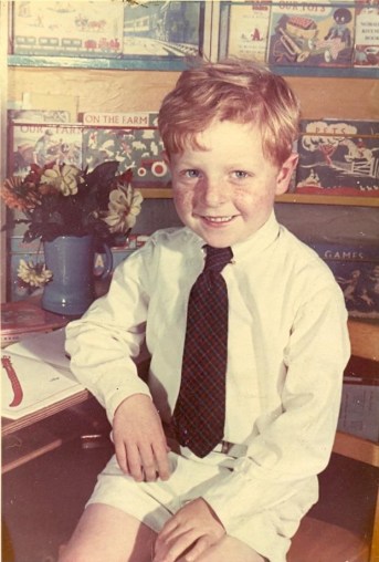 This Boy: Richard Houghton as a lad, when he could annoy his sister with renditions of Michelle