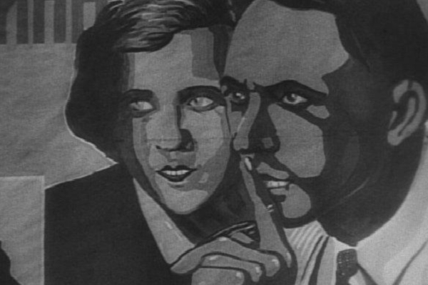 Silent Secrets: A still from 1929 classic Man with a Movie Camera 
