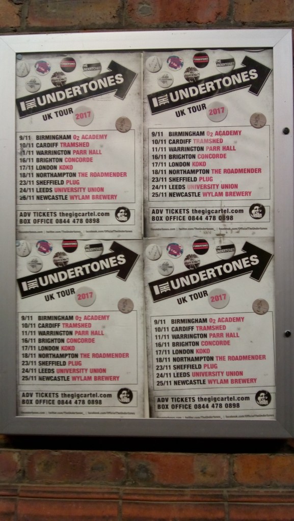 Night Three: The writing's on the wall outside Warrington Parr Hall (Photo: Malcolm Wyatt)