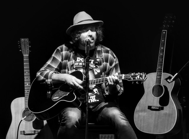 Guitar Man: Ian McNabb in live action, clearly pacing himself for a threatened two-hours-plus set. 